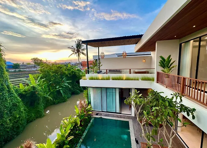 ヴィラ Devadha Riverside Pererenan Canggu Munggu