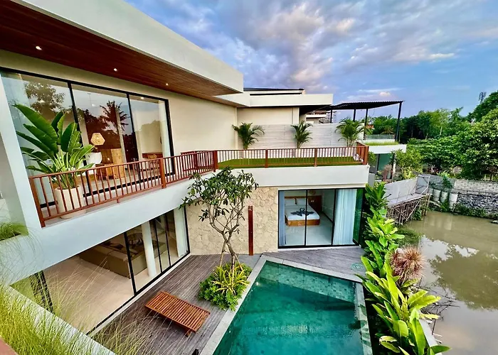 ヴィラ Devadha Riverside Pererenan Canggu